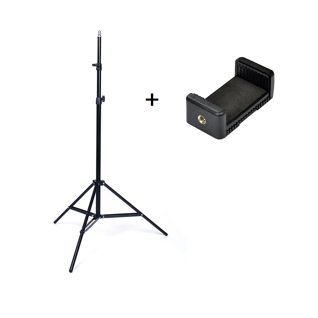 SOPORTE TRIPODE PARA CELULAR 2.10 MTS HX-201M - Imagen 3