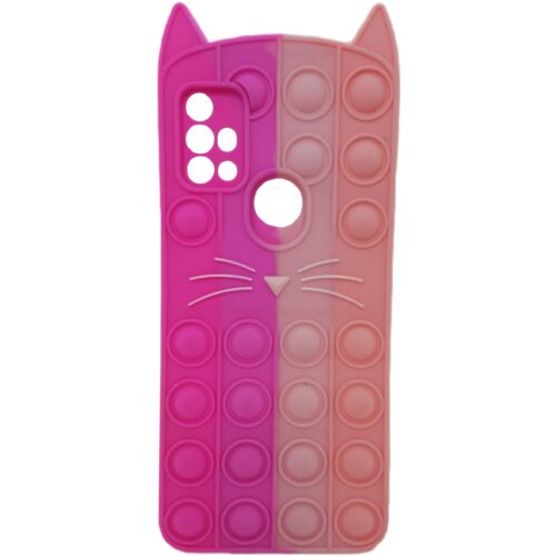 FUNDA POP IT GATITO MOTO G10/G20/G30