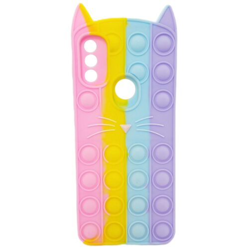 FUNDA POP IT GATITO MOTO E20
