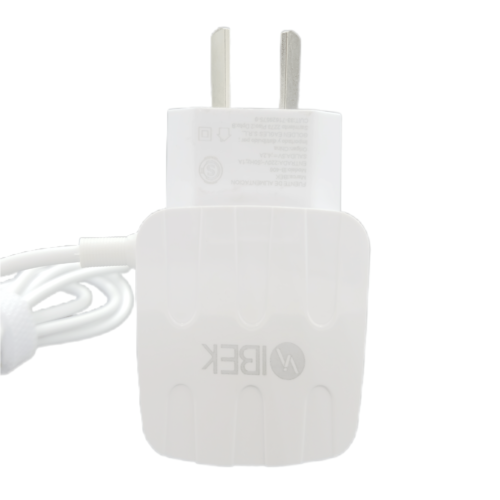 CARGADOR DE PARED DOBLE USB TIPO C