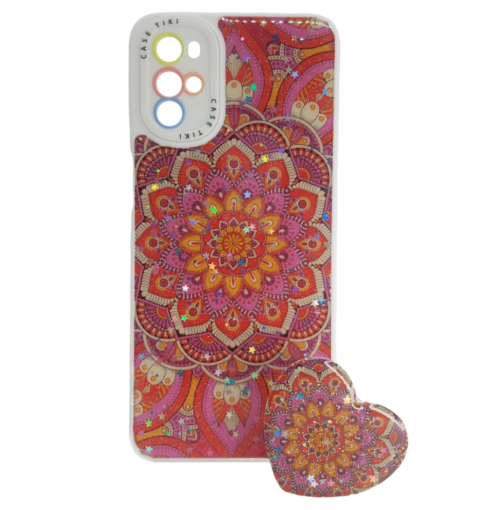 PROTECTOR ACRILICO BRILLO CON POP SOCKET MOTO G22