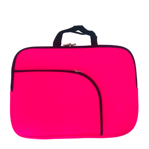 FUNDA NOTEBOOK 17" NEOPRENE C/CIERRE Y BOLSILLO