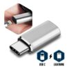 ADAPTADOR HEMBRA IPHONE A TIPO C MACHO - Imagen 2