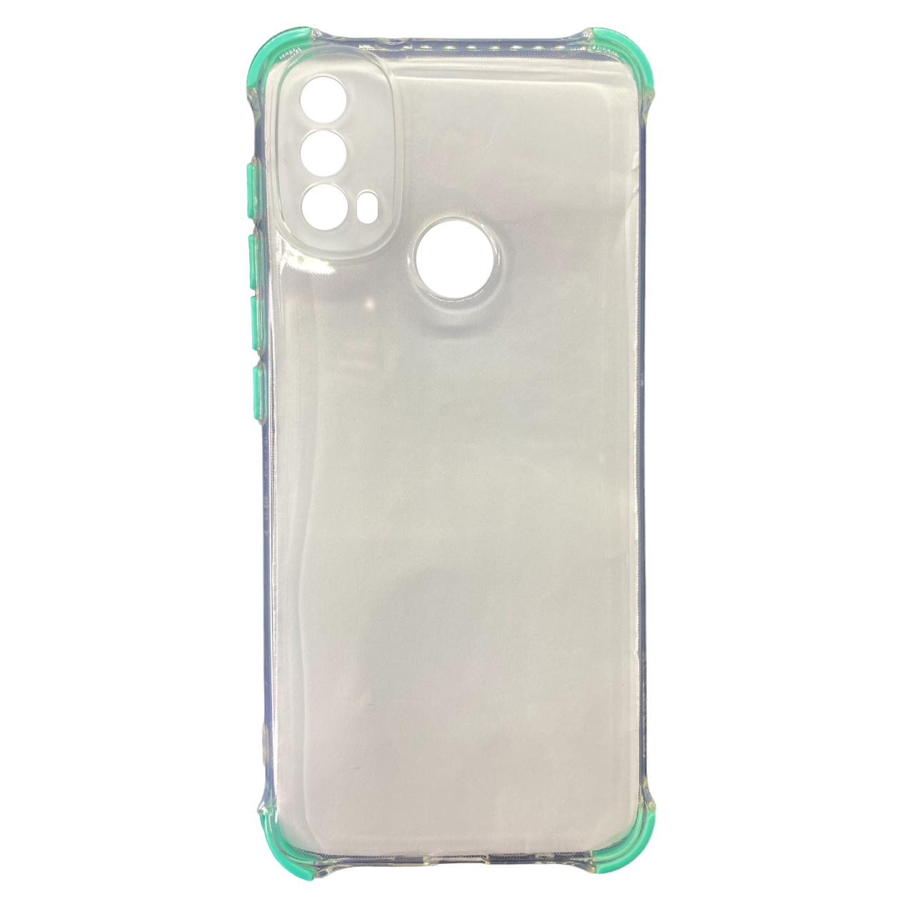 FUNDA TRANSPARENTE TPU REFORZADA MOTO E40