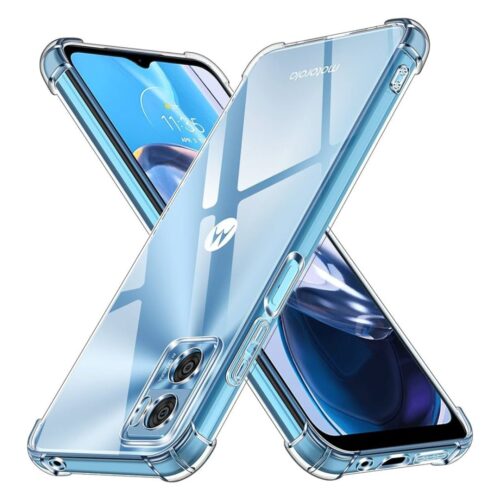 FUNDA TPU TRANSPARENTE ANTIGOLPES MOTO E22/E22i