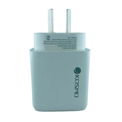 TRANSFORMADOR USB/SLOT TIPO C 20W KOSMO