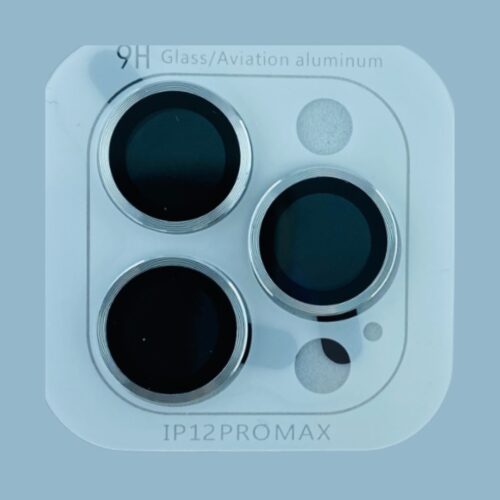 GLASS CAMARA TRASERA METALIZADO IPHONE 12 PRO MAX