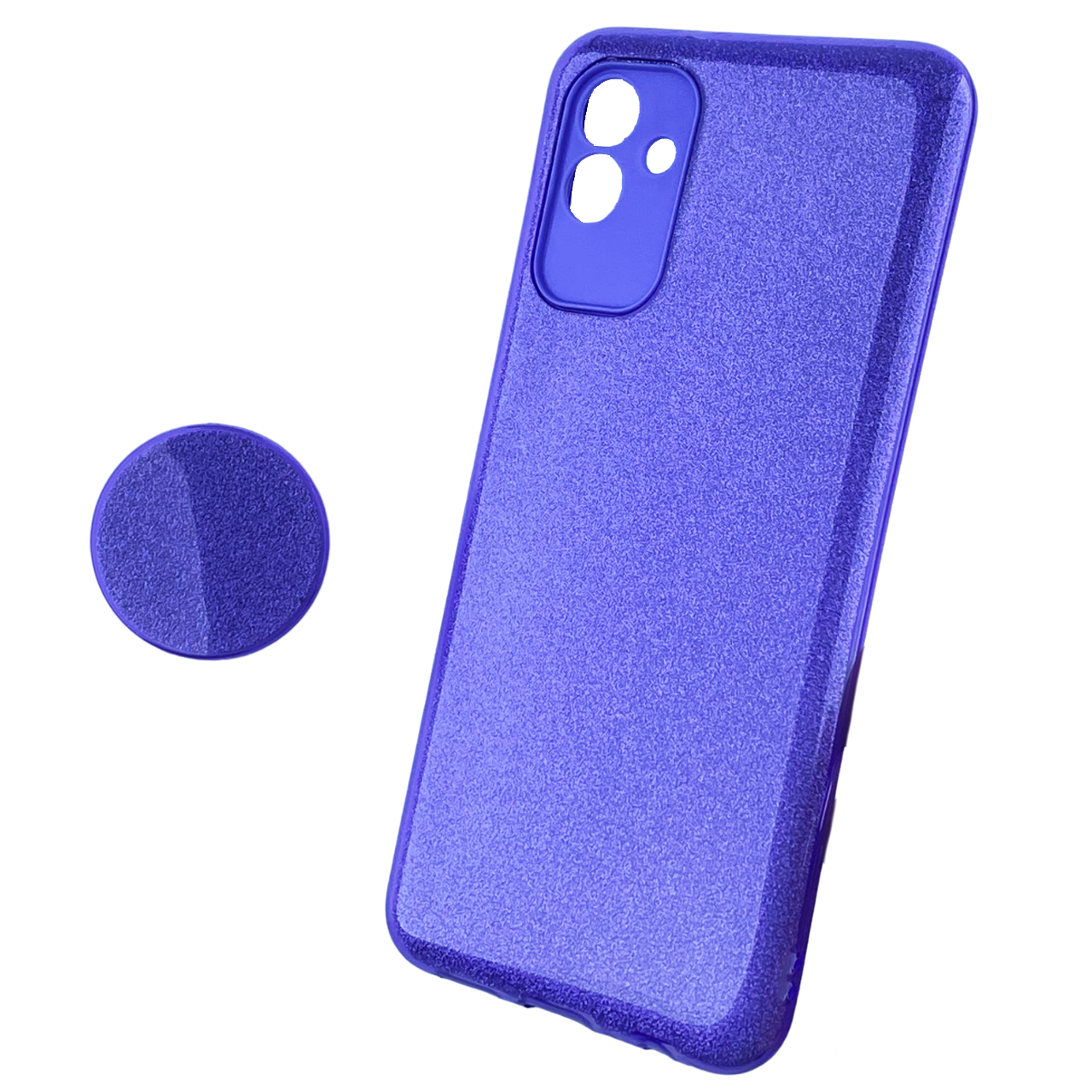 FUNDA TPU BRILLO CON POP SOCKET SAMSUNG A04 E