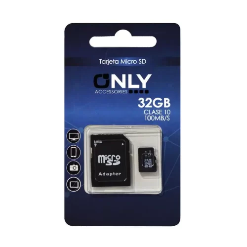 TARJETA DE MEMORIA BLISTER MICRO SD ONLY 32GB CLASE 10