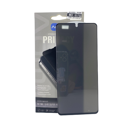 GLASS FULL GLUE ANTIESPIA MOTO G75