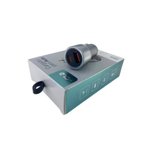 TRANSFORMADOR AUTO SLOT TIPO C USB 38W CLD - Imagen 2