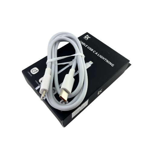 CABLE USB TIPO C A LIGHTNING 2.7 AMP TEEKY 1 MTS - Imagen 2