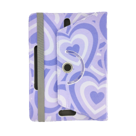 Corazones (fondo lila)