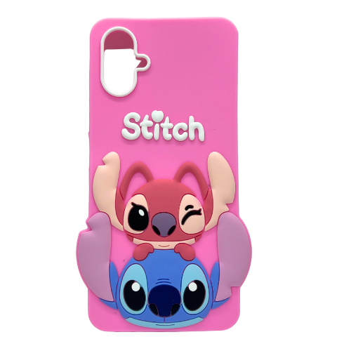 FUNDA SILICONA YUMI DISEÑO STITCH SAMSUNG A06 - Imagen 3