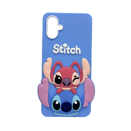 FUNDA SILICONA YUMI DISEÑO STITCH SAMSUNG A06 - Imagen 2