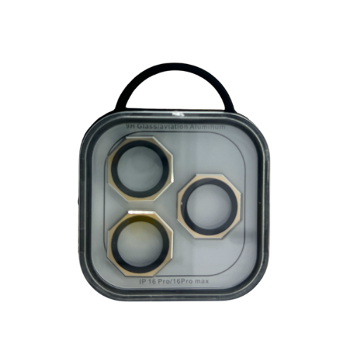 GLASS CAMARA TRASERA HEXAGONAL METALIZADO IPHONE 16 PRO/16 PRO MAX - Imagen 4