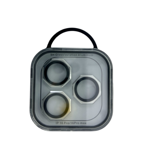 GLASS CAMARA TRASERA HEXAGONAL METALIZADO IPHONE 16 PRO/16 PRO MAX - Imagen 5