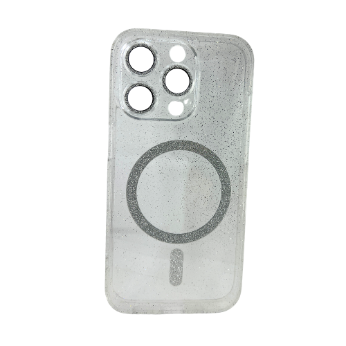 FUNDA MAGSAFE BRILLO C/GLASS DE CAMARA IPHONE 15 PRO - Imagen 3