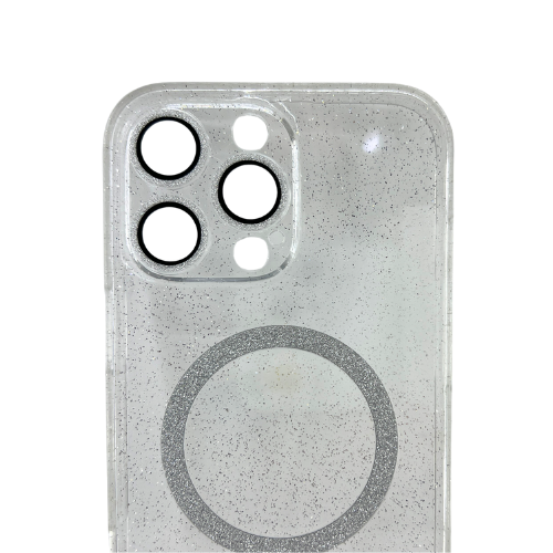 FUNDA MAGSAFE BRILLO C/GLASS DE CAMARA IPHONE 15 PRO - Imagen 4