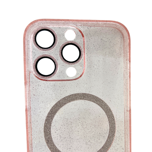 FUNDA MAGSAFE BRILLO C/GLASS DE CAMARA IPHONE 15 PRO MAX - Imagen 3