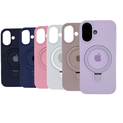 PROTECTOR SILICONA AAA IPHONE 16 C/SOPORTE ARO MAGSAFE