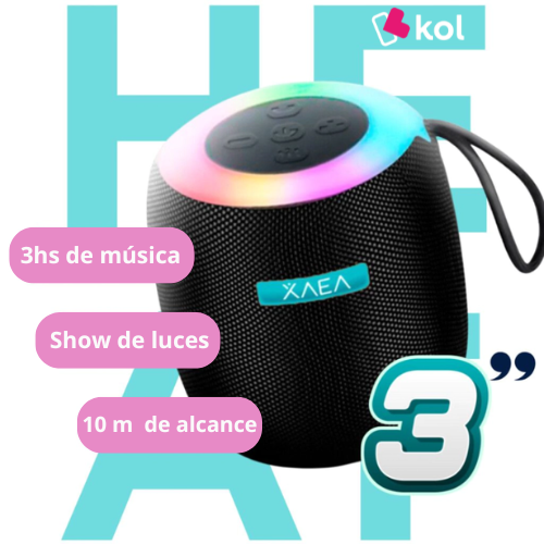 PARLANTE BLUETOOTH XAEA HEAT - Imagen 2