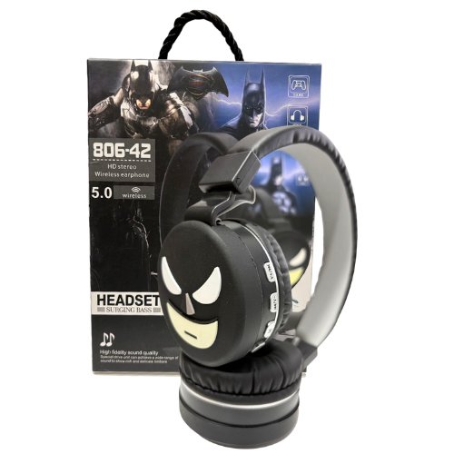 AURICULAR VINCHA BLUETOOTH INFANTIL AH-806/KR-9900 BATMAN
