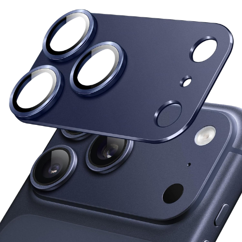 GLASS CAMARA TRASERA METALICO FULL GLUE IPHONE 17 PRO