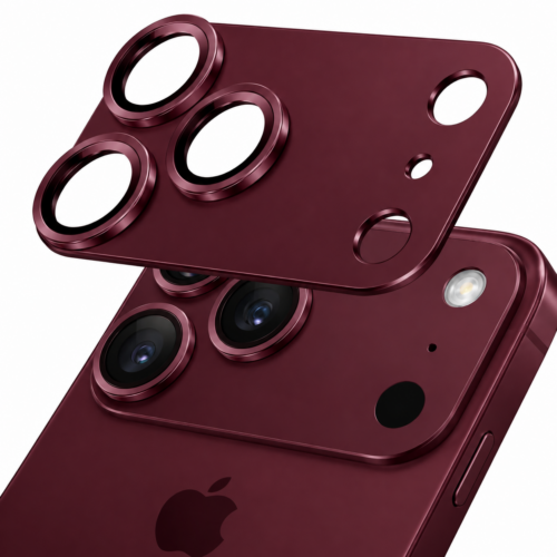 GLASS CAMARA TRASERA METALICO FULL IPHONE 18 PRO