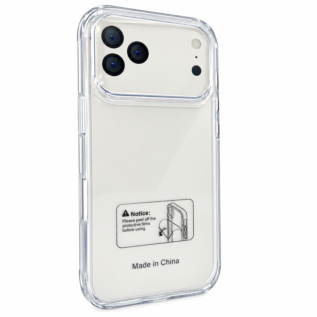 FUNDA ACRILICA TRANSPARENTE IPHONE 18 PRO